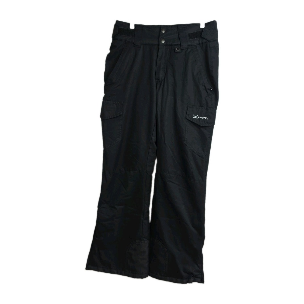 Arctix Snow Pants Women's Size S Black Zipped & Side Pockets Insulated